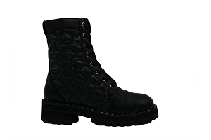 C1300 SRA FOURRE PINK 180 BOTTINE:Noir