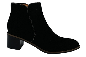 MAMZELLE TIGLON BOOTS<br>Velours Noir