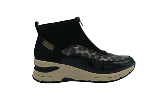  N9362 BOOTS ZIP CUIR<br>Noir