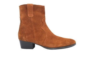  08549BOOTS ZIP<br>Cognac