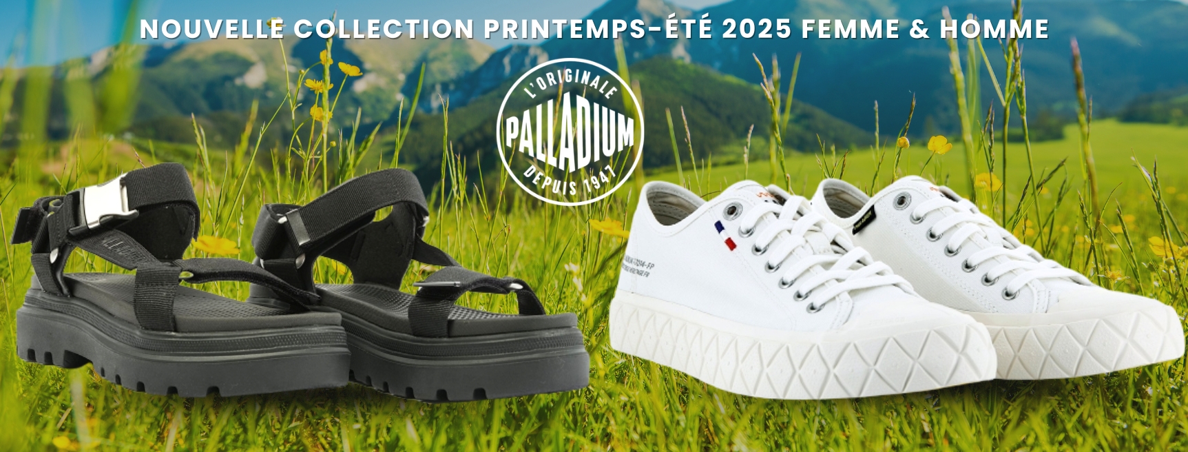 NOUVELLE COLLECTION palladium Printemps été 2025