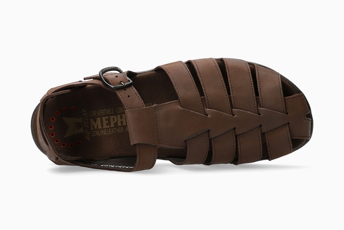 Mephisto nu pieds sandale sam tramp 11951 marron0645901_3