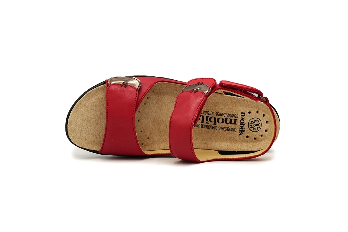 Mephisto nu pieds sandale getha7841 rouge1343301_5