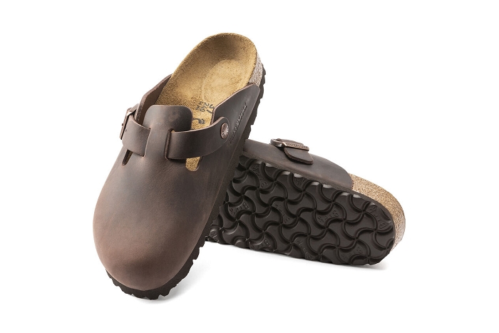 Birkenstock pantoufle boston260163 buck marron1410401_4