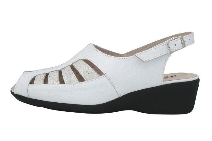 Artika nu pieds sandale calyx blanc gris2235101_2