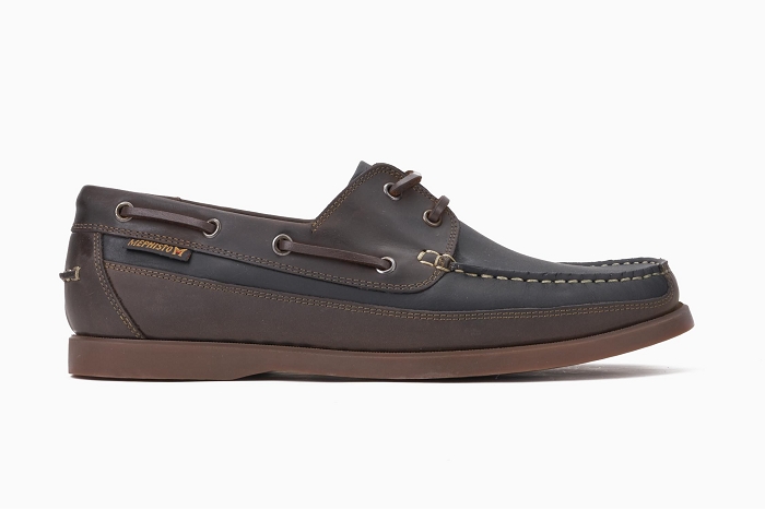 Mephisto bateaux boating noir marron