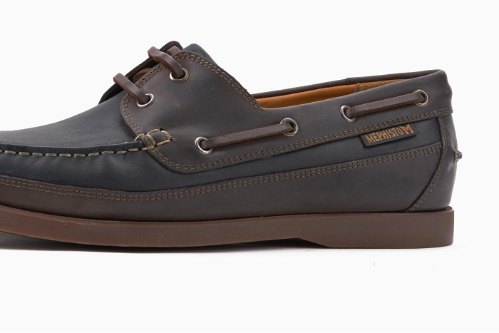 Mephisto bateaux boating noir marron2556502_4