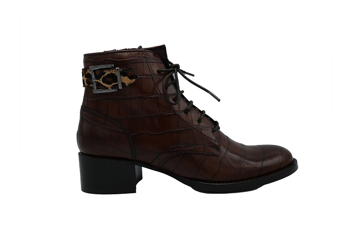 Muratti boots bottines abygael croco marron