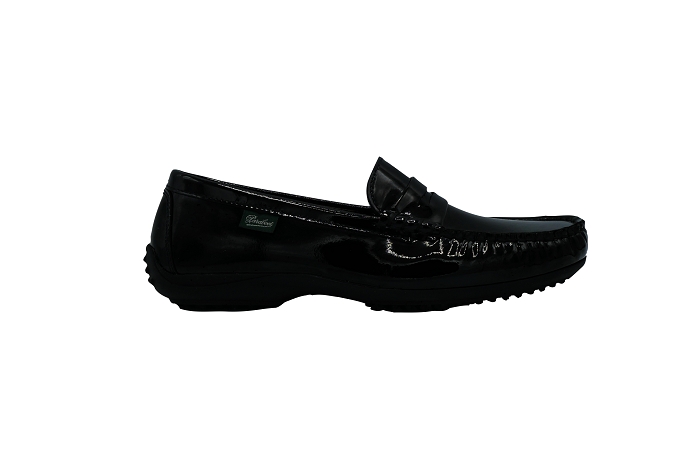 Paraboot mocassin corvette 178036 vernis noir