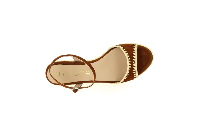 Unisa nu pieds sandale kisses cognac2858601_2