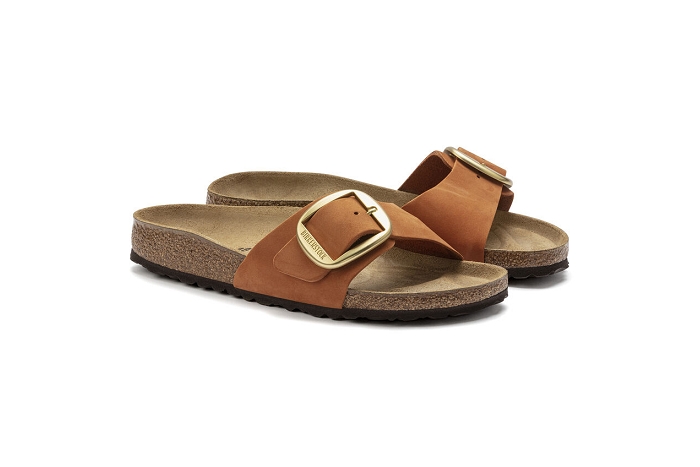 Birkenstock nu pieds sandale madrid big buckle cognac2882802_4