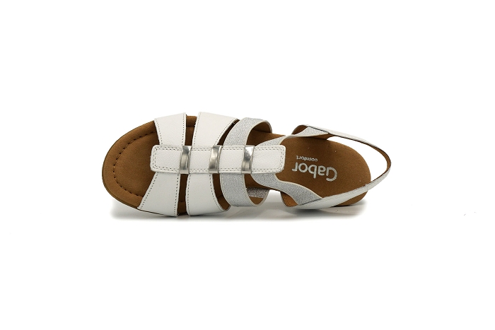 Gabor nu pieds sandale 62472 blanc2912401_5