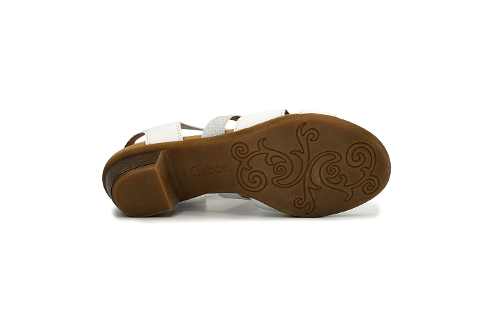 Gabor nu pieds sandale 62472 blanc2912401_6