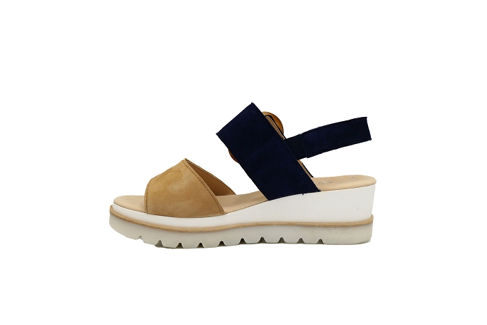 Gabor nu pieds sandale 24645 beige noir2913003_2
