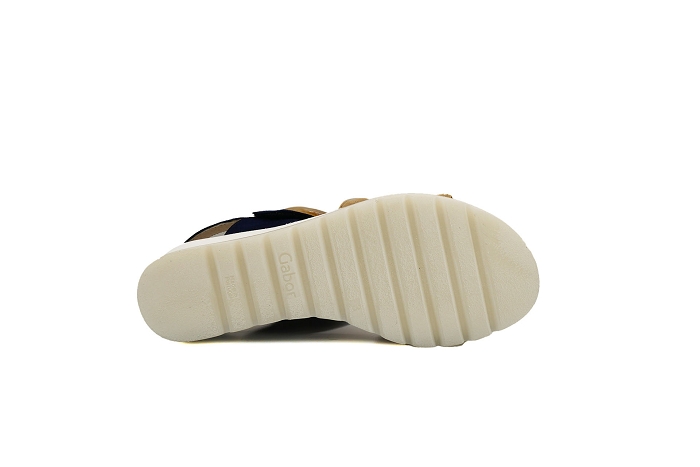 Gabor nu pieds sandale 24645 beige noir2913003_6