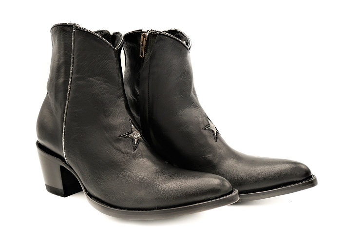 Mexicana boots bottines bl2372etoile noir2924601_5