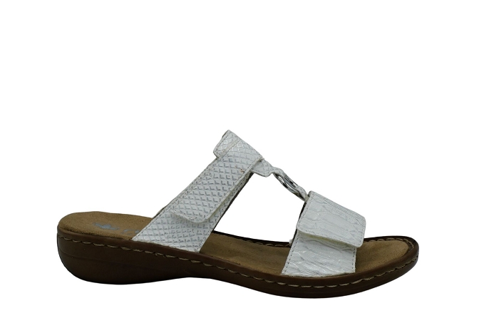 Rieker nu pieds sandale 608p9 blanc