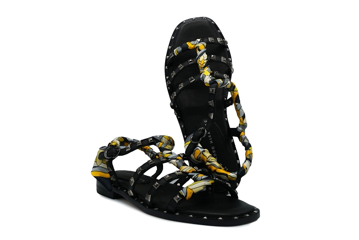 Pedro mirales nu pieds sandale 14008 noir2938302_4