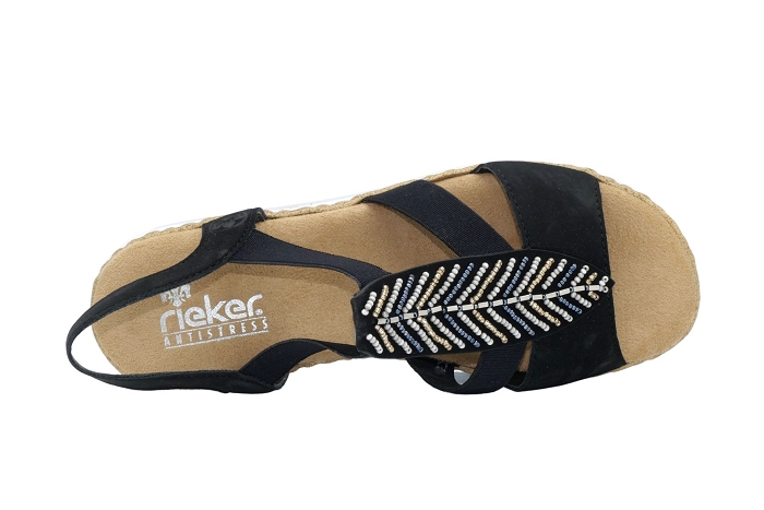 Rieker nu pieds sandale v02c1 noir2944401_3