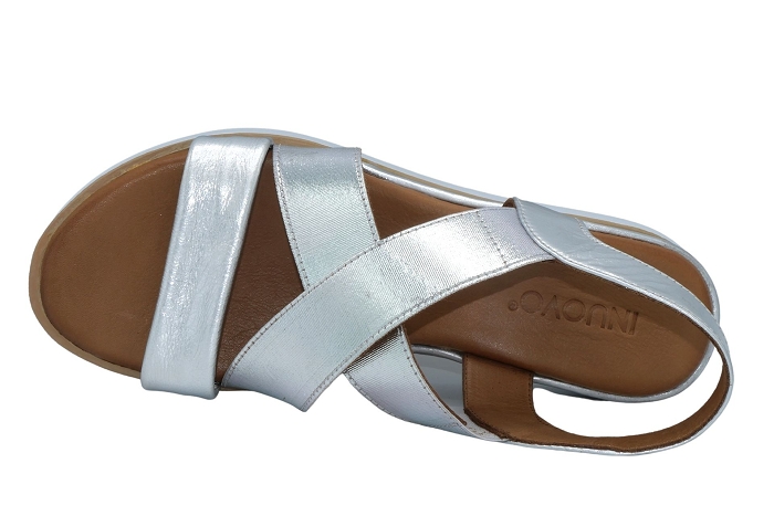 Inuovo nu pieds sandale 113015 argent2957501_3