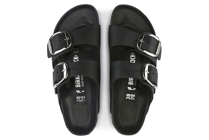 Birkenstock nu pieds sandale arizona  big buckle noir2958501_4