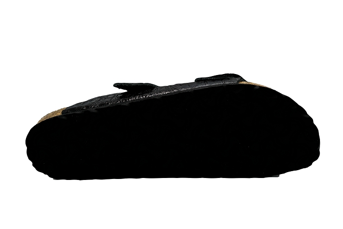 Birkenstock nu pieds sandale arizona  big buckle croco noir2958503_5