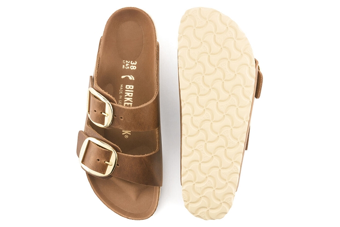 Birkenstock nu pieds sandale arizona  big buckle cognac2958504_6