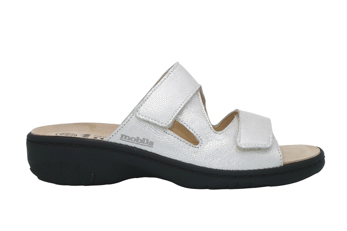 Mephisto nu pieds sandale geva  8130 blanc antic