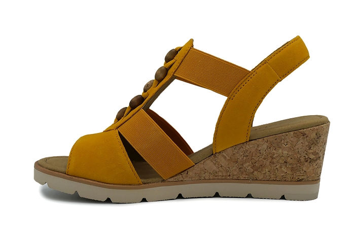 Gabor nu pieds sandale 65750sand jaune2987601_2