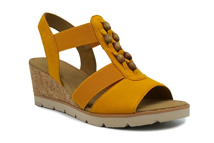 Gabor nu pieds sandale 65750sand jaune2987601_5