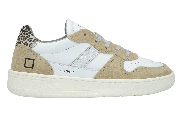 Date baskets court 2.0 pop beige blanc