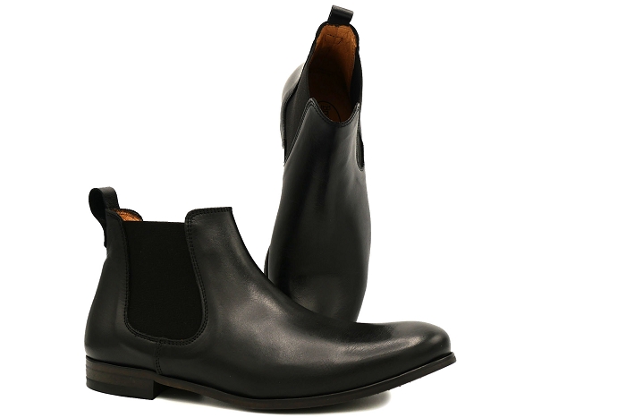 Brett and sons boots bottines 4126 cuir noir2999302_5