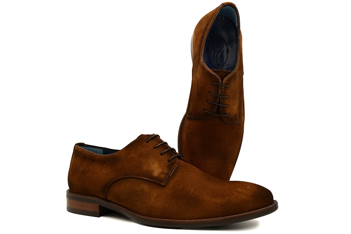 Brett and sons derby 4355 velours cognac3000502_5