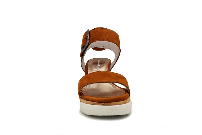 Pmorvan nu pieds sandale amor compsand cognac3005801_3