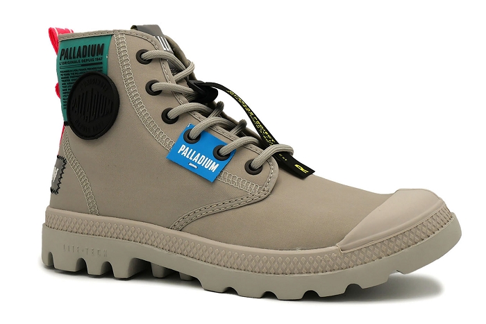 Palladium boots bottines lite ovb neon gris3013102_5