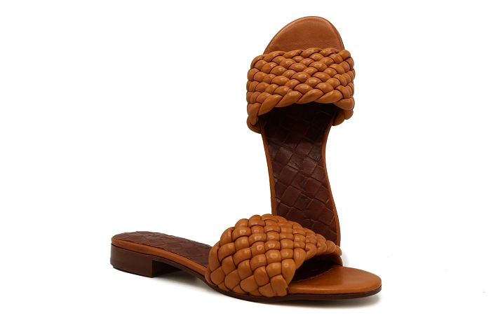 Jhay nu pieds sandale 5179tresse cognac3014201_5