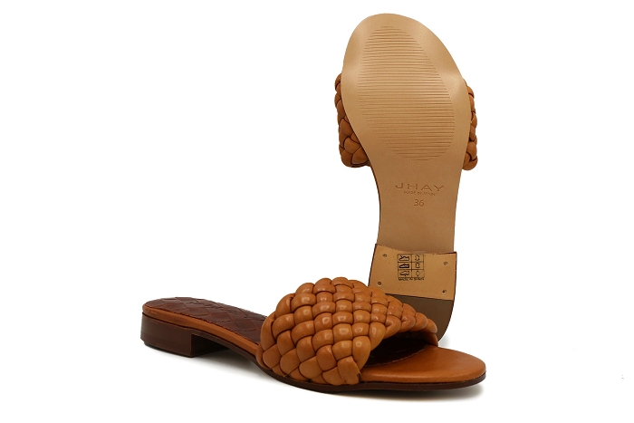 Jhay nu pieds sandale 5179tresse cognac3014201_6