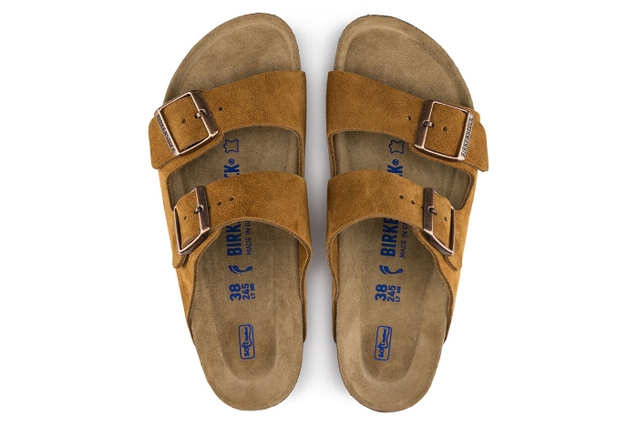 Birkenstock nu pieds sandale arizona bs vel cognac cognac3024701_3