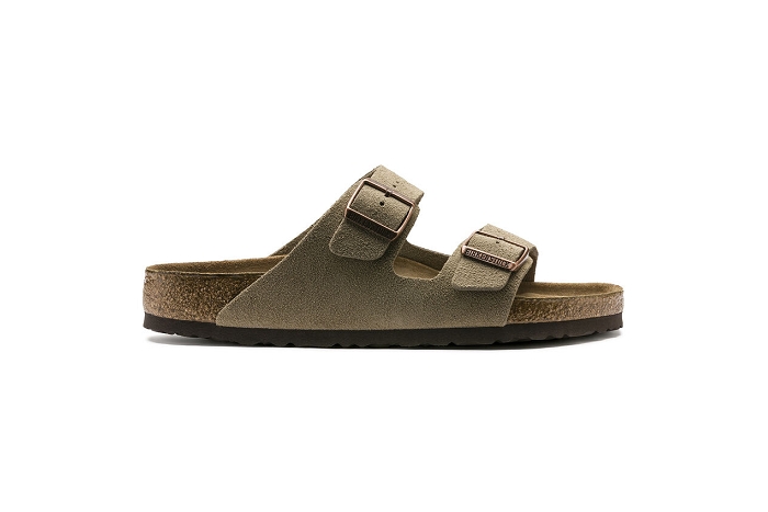 Birkenstock nu pieds sandale arizona bs vel taupe095303 taupe