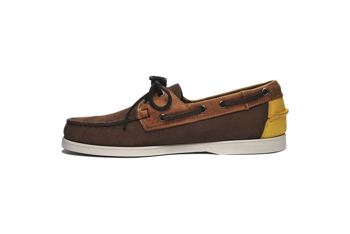 Sebago bateaux portland 7002 marron jaune3025301_2