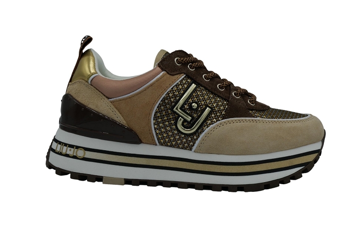 Liu jo baskets maxi wonder 20 beige marron