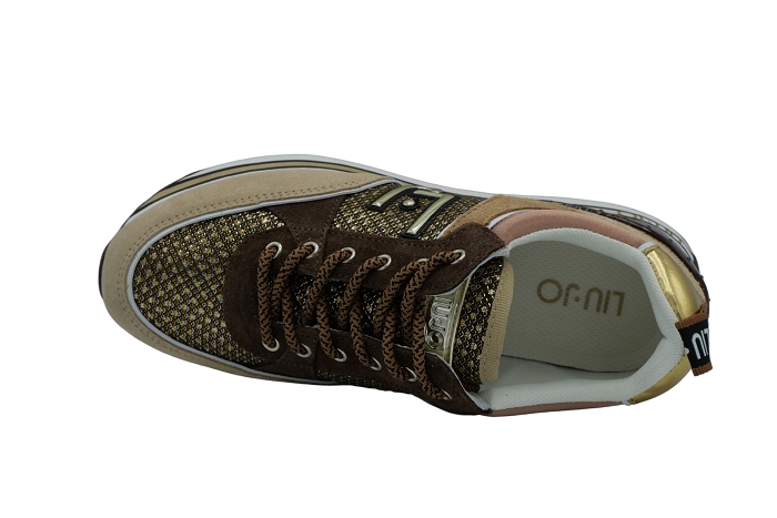 Liu jo baskets maxi wonder 20 beige marron3026101_4