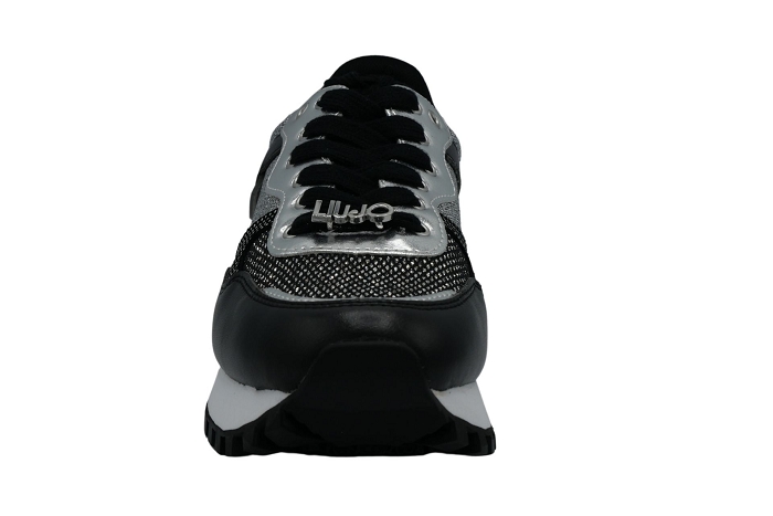 Liu jo baskets wonder 1 sneaker noir argent3026201_3