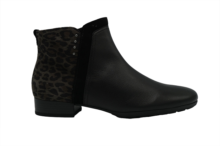 Gabor boots bottines 72712  leo noir