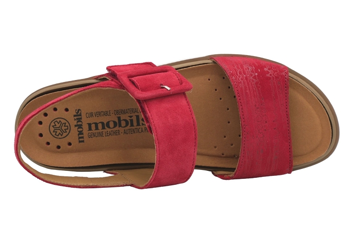 Mephisto nu pieds sandale melysa rouge3040302_3