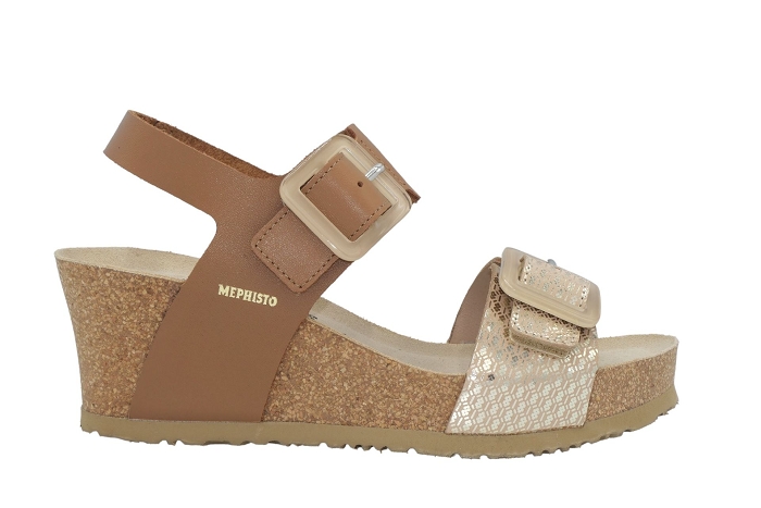 Mephisto nu pieds sandale lissia 2831 camel