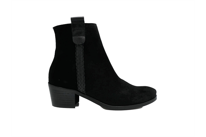 Akula boots bottines 1147 velours noir3043801_1