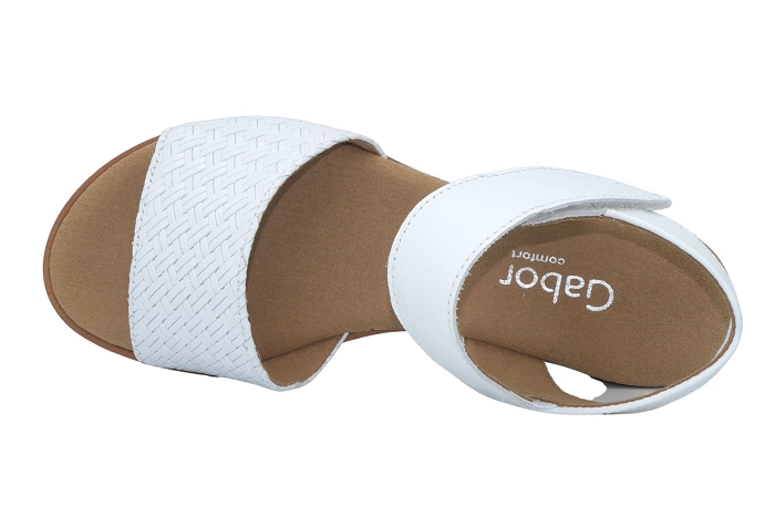 Gabor nu pieds sandale 82750 blanc3048701_4