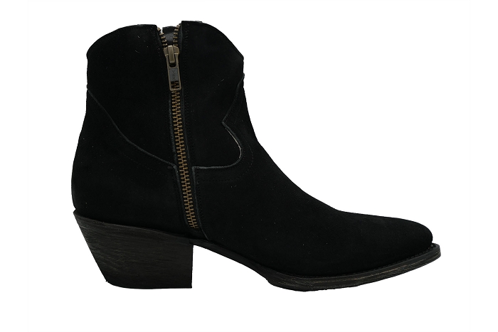 Mexicana boots bottines 1010 franges velours noir