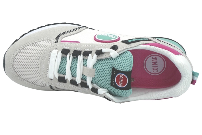 Colmar baskets travis sport 102 vert rose3067801_5